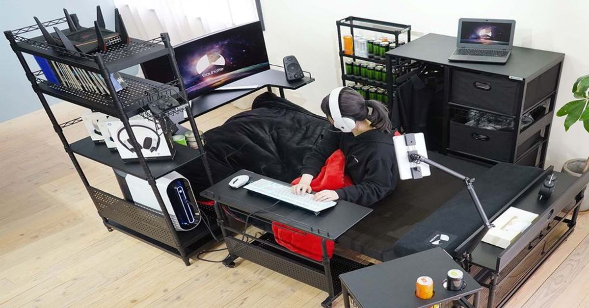 Japonská firma vyrábí matrace pro hráče videoher
